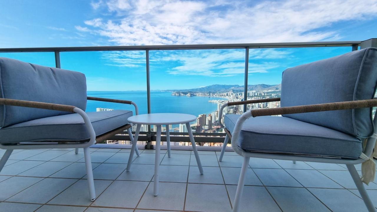 Skyline 41 Gran Lujo, Terraza Grande Y Vistas Al Mar - Planta 41 Leilighet Benidorm Eksteriør bilde