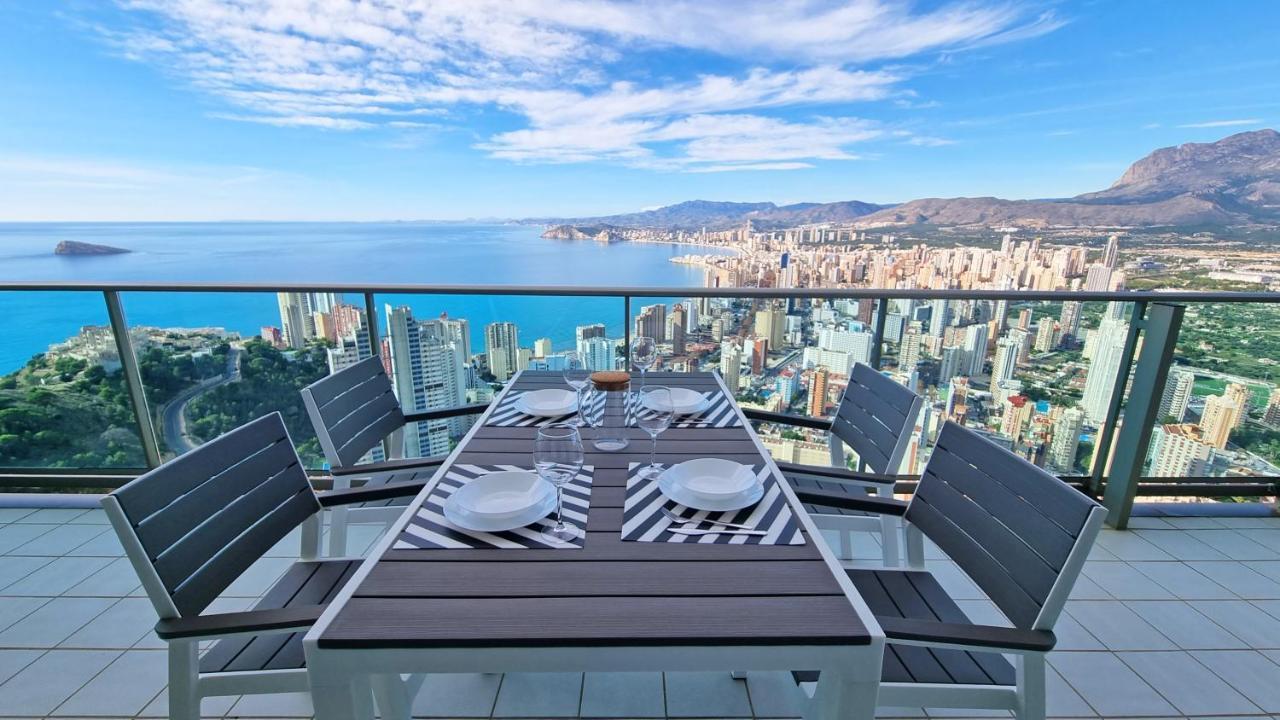 Skyline 41 Gran Lujo, Terraza Grande Y Vistas Al Mar - Planta 41 Leilighet Benidorm Eksteriør bilde