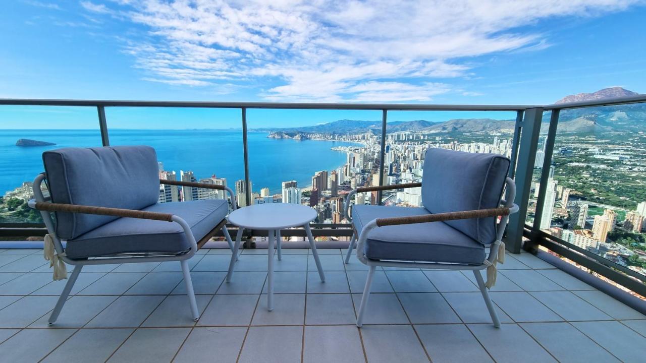 Skyline 41 Gran Lujo, Terraza Grande Y Vistas Al Mar - Planta 41 Leilighet Benidorm Eksteriør bilde