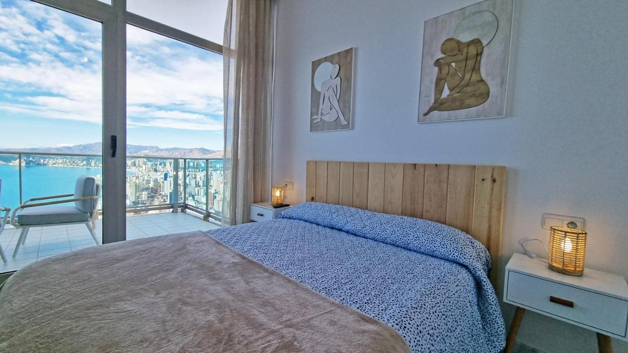 Skyline 41 Gran Lujo, Terraza Grande Y Vistas Al Mar - Planta 41 Leilighet Benidorm Eksteriør bilde